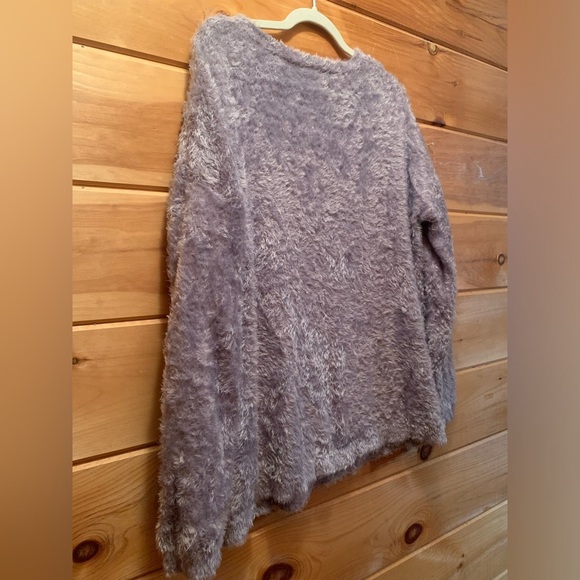 Torrid Eyelash V-Neck Tunic Sweater Pullover Size 0 - Picture 6 of 6